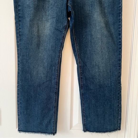 Susan Graver Jeans-Size 16-Frayed Cuff-Like New - Picture 3 of 10